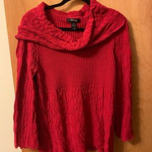 Red sweater
